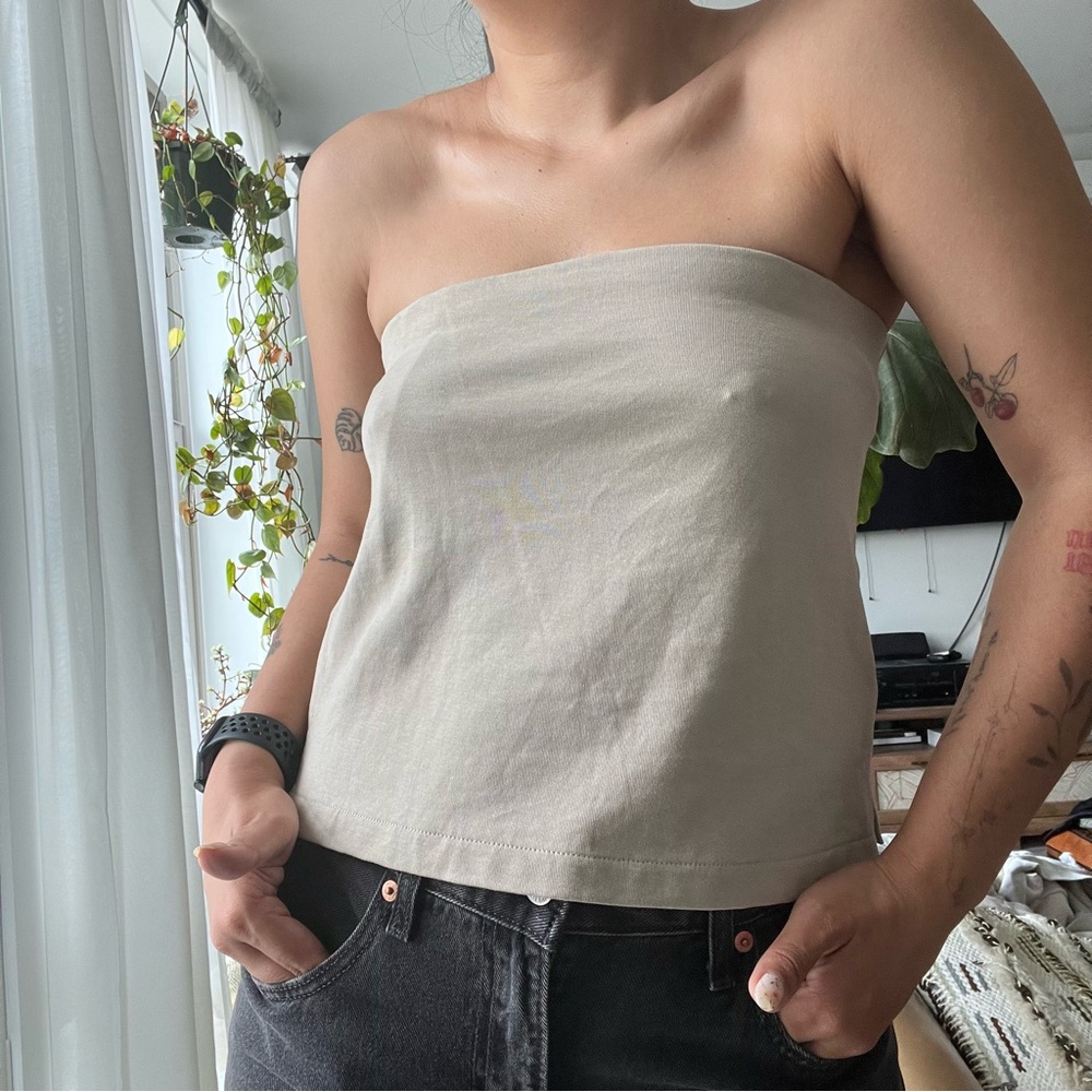 Madewell strapless tube top